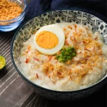 Logo Toko Bubur di bawah Pohon Rindang